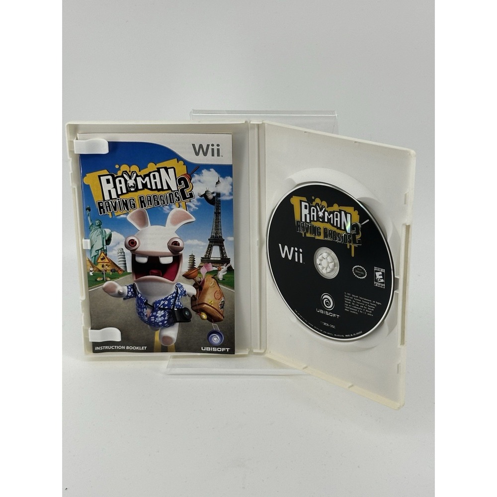 Rayman Raving Rabbids 2 (Nintendo Wii, 2007) - Picture 3 of 4